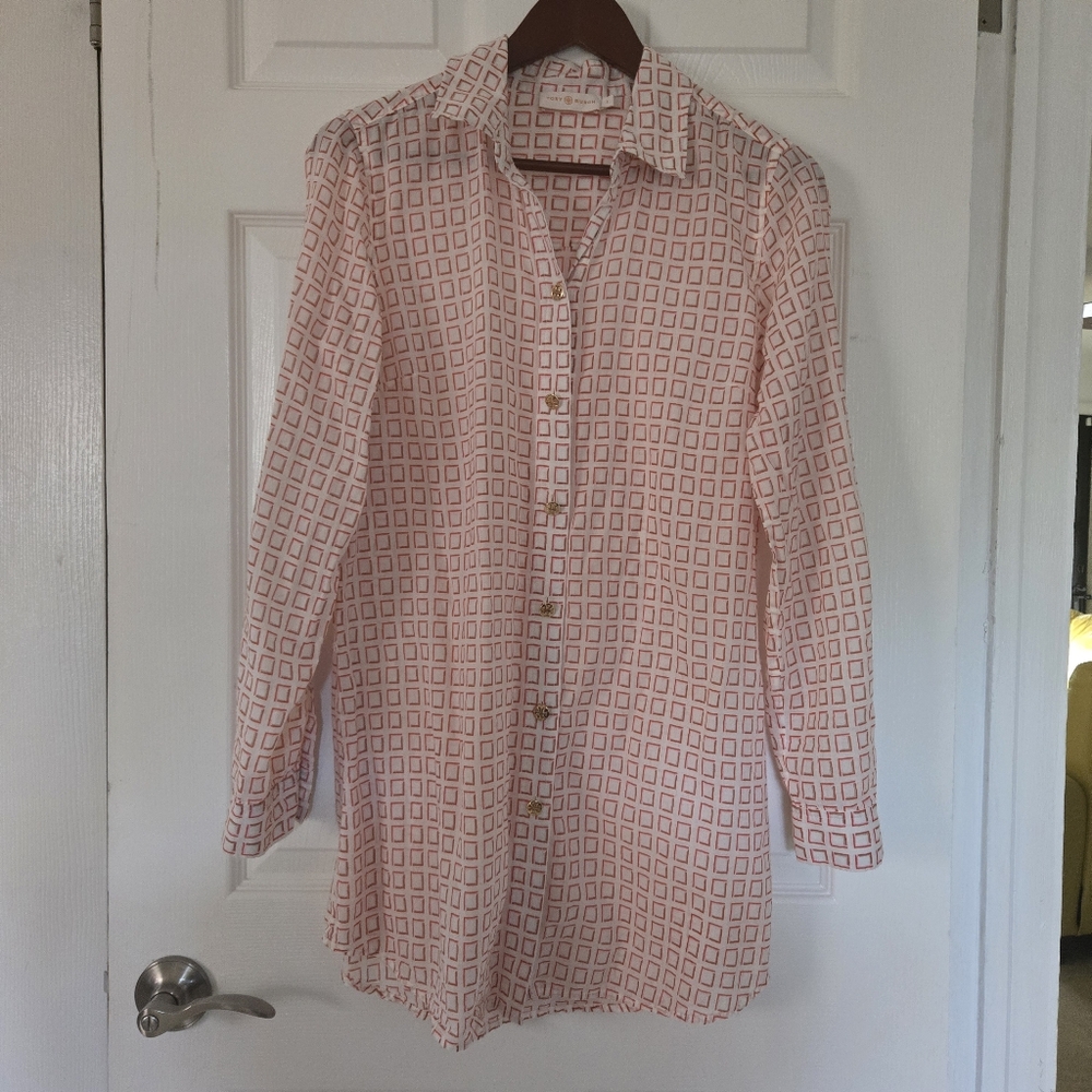 Tory Burch Shirt Dress - Picture 2 of 16
